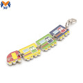 Cuti Hadiah Logam Custom Giraffe Shape Keychain