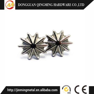 Zinc alloy Rivets For Lady Shoes