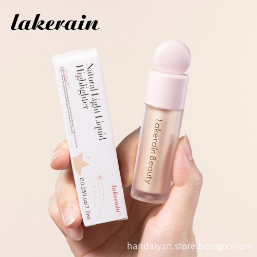 Long-Lasting Vegan Liquid Shimmer Highlighter: Custom Private Label Body Glitter Makeup