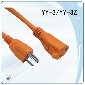 UL APPROVAL power extension cord