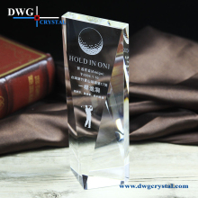 Golf Optical Crystal Award Trophy Engraving
