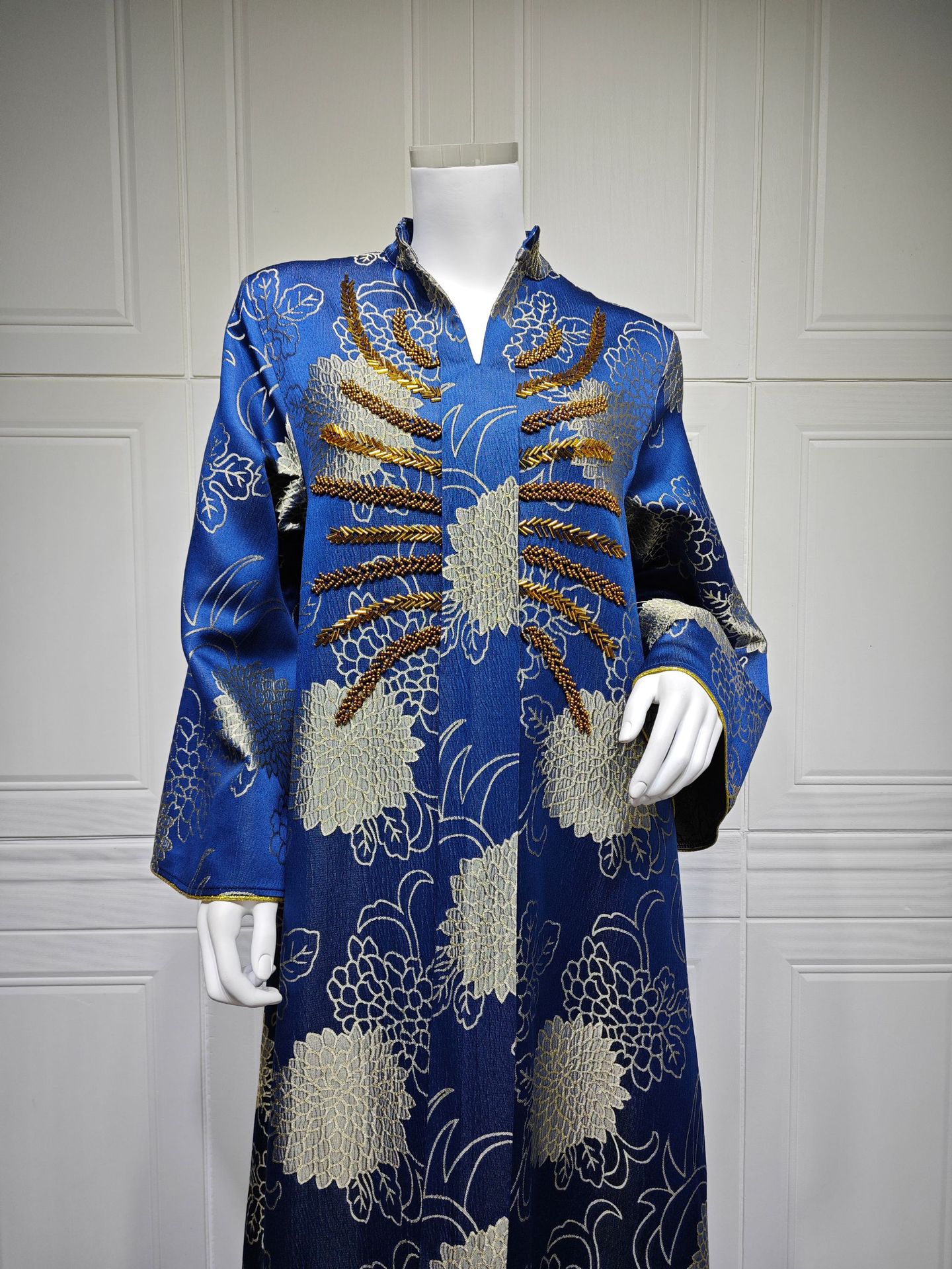 لباس لوکس Abaya Jalabiya AB402 (2) Luxury Abaya Jalabiya Dress AB402 (2)