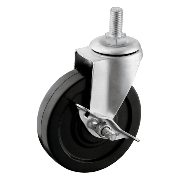 Thread Stem Caster with Side Lock Brake