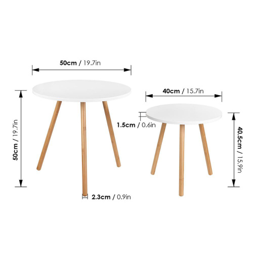 Nesting Coffee End Tables Furniture Round Side Table