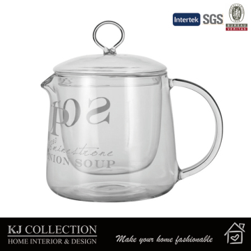 Double Wall Glass Filtered Teapot Glass