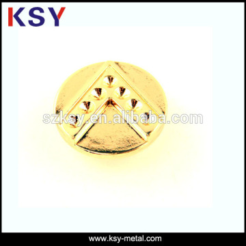 3mm Yellow Cheap Metal Bronze Button