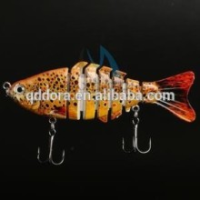 3 section Jointed Fishing Lure 3D Eyes Minnow