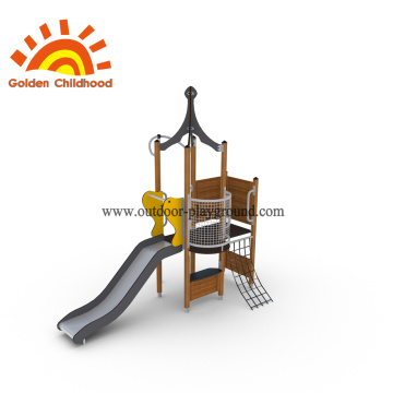 Outdoor Playground Yellow Slide Set