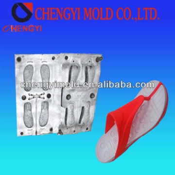 Double color EVA injection slipper footwear mould