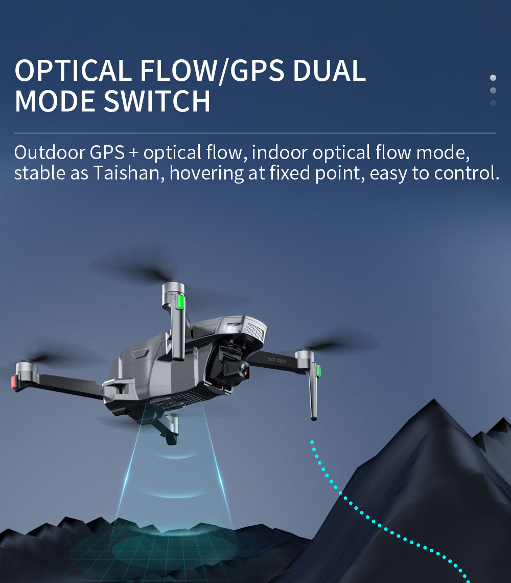 ZLL SG907SE Electrically adjustable camera brushless UAV HD 4K aerial photography remote control aircraft four axis aircraft