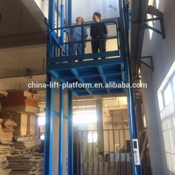 electric goods freight elevator lift/small freight elevator lifts