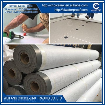 roof material polyester reinforced PVC waterproof sheet