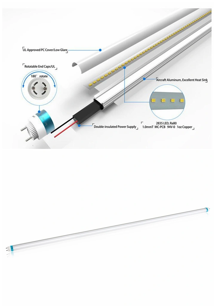 1200mm 20W T8 LED Tube Light 4FT Length 180 Degree Tube Light Replacement