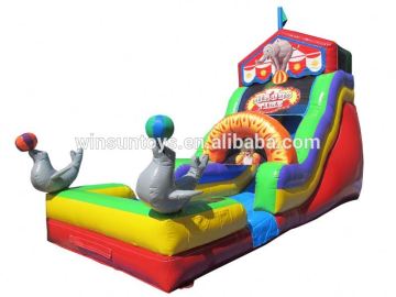 Circus Time inflatable slide