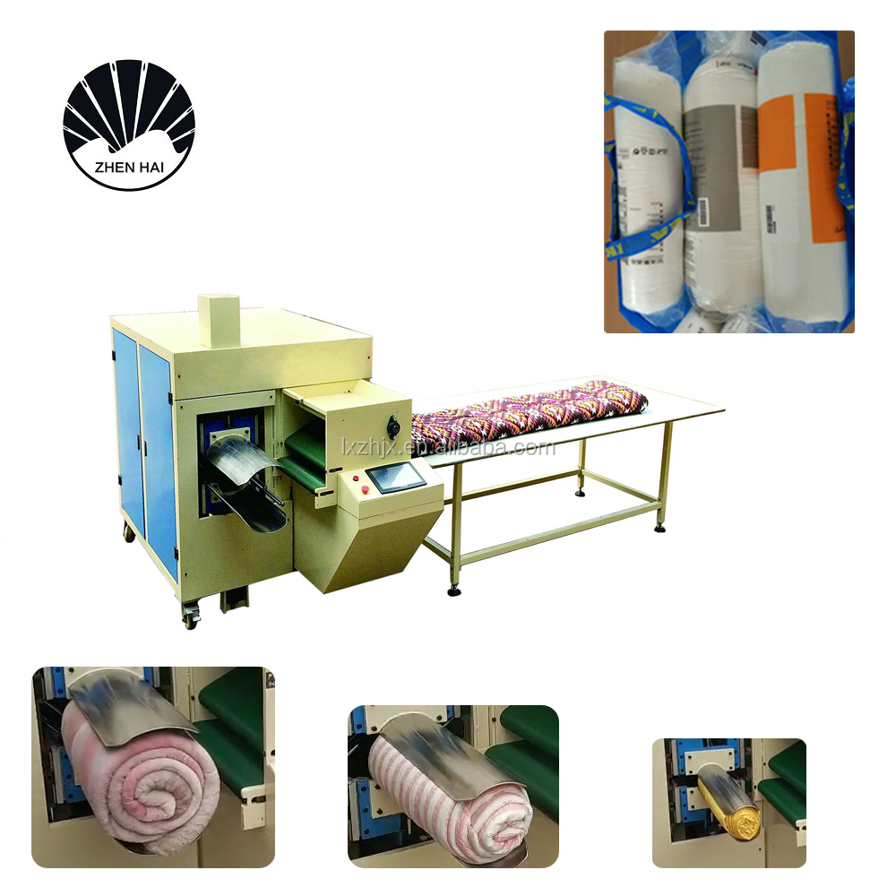 JBJ-7 Auto pillow roll packing machine, pillow coiling machine