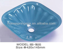 2013 blue bathroom glass sink art sanitary ware manufacturer