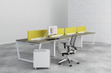 Modern steel work office desk
