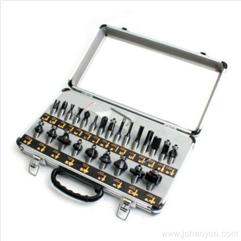 Router Bit Set Shank Bits Tool Box