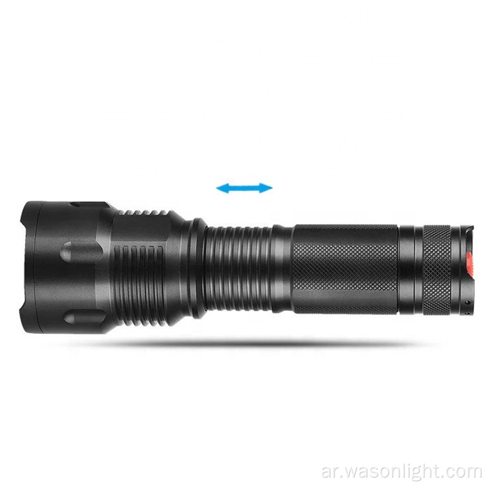 أعلى درجة XM-L2 1000 Lumens Mace معظم المسار السريع Pwerful Forchable Focusble Hunting Torch Torch Torch LED