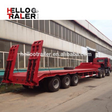 60ton low boy trailer with 3 bpw or fuwa axles