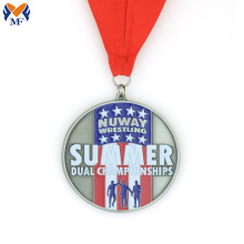 Médaille de prix de la course d&#39;été en métal