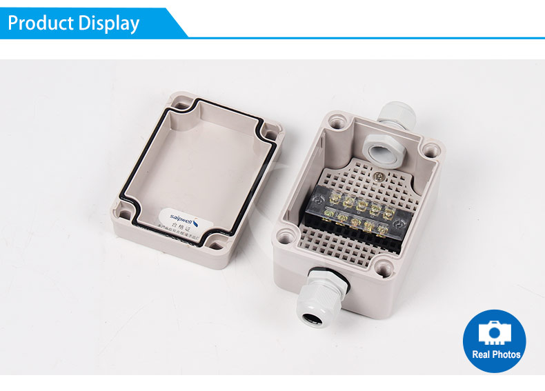 Saip/Saipwell with CE & ROHS IP66 50*65*55mm ABS plastic Terminals Swtich enclosure