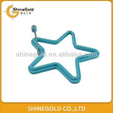 Star shaped silicone egg cook ring