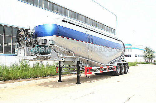 3 axles cement silo semi trailer