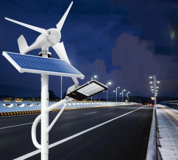 Wind solar hybrid controller street light outdoor