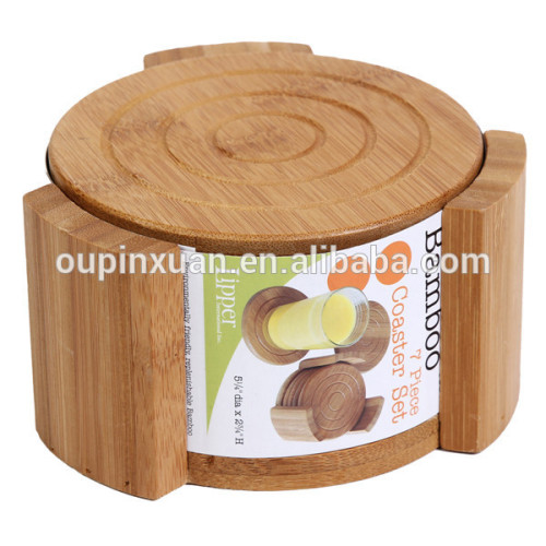 bamboo insulation mat coffee mat set