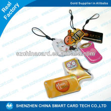 Various Shaped Plastic Custom Key Fobs
