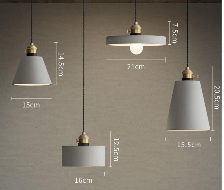 Office Concrete Pendant LightingsofGlobe Pendant Lights Over Island