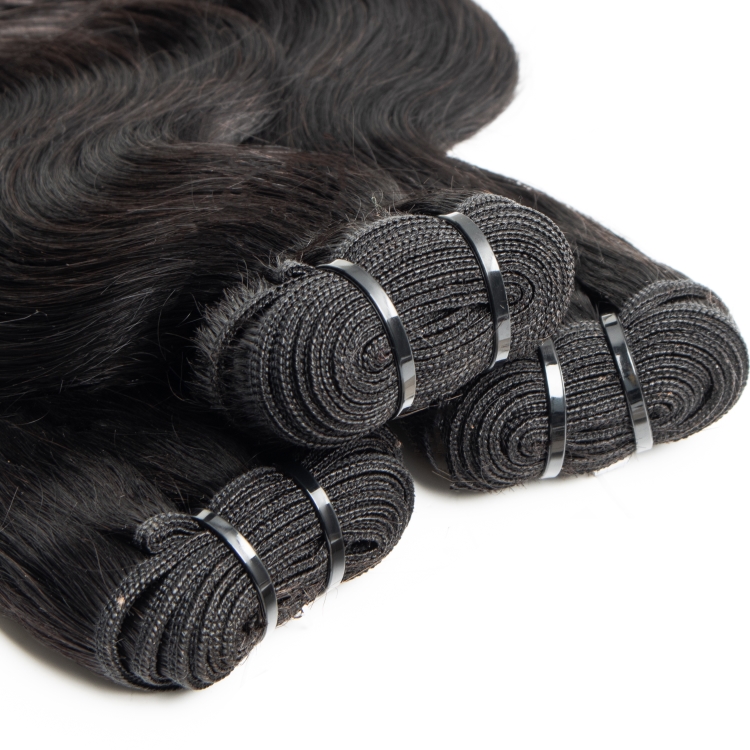 Unprocessed Body Wave Hair 100% Natural Remy Indian Hair Bundles With Closure Virgin Human Hair