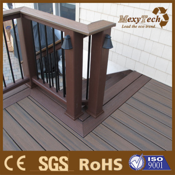 new colour mixing wood plastic composite synthetic lumber/timber decking