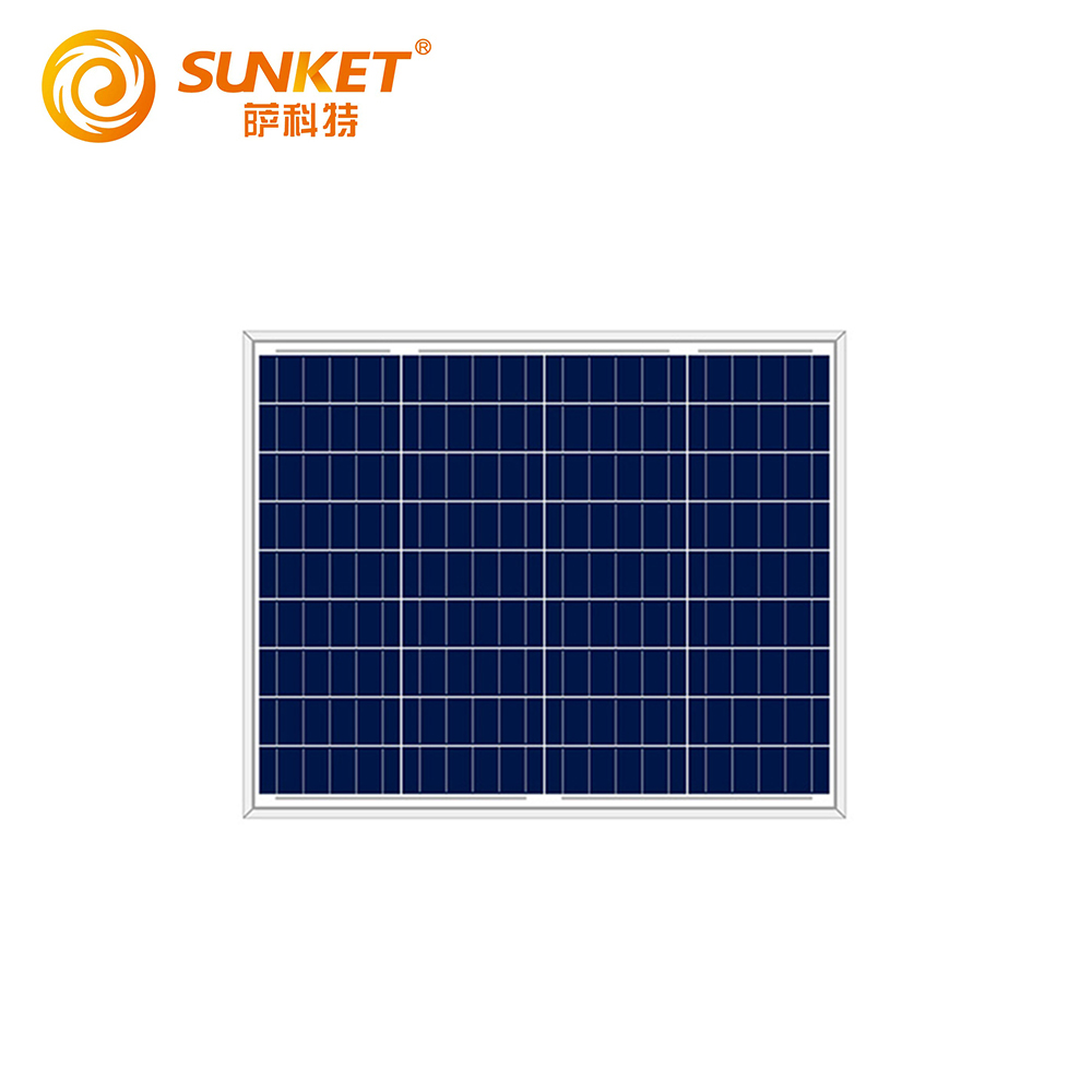 Muestra de suministro de paneles solares de 50W Ploy