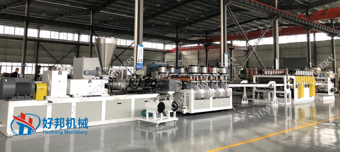 PVC foam sheet production line