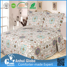 2016 new design 3d embroidered turkish bedspread