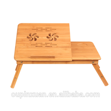 2016 new product, portable folding bamboo laptop table ,notebook table.