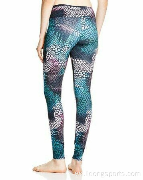 Pantalones de yoga Leggings impresos personalizados al por mayor