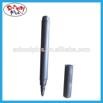 Metallic color silver permanent fabric marker pen