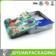 aluminium cosmetic tin jar/Cosmetics Packing Tin Box with lid