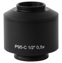 BestScope BCN-Zeiss 0.5X C-Mount Adapter for Zeiss Trinocular Microscopes