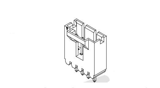 2.54mm zift 180 ° gofret AW2547VA-XP-G