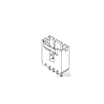 2.54mm ملعب 180 ° رقاقة AW2547VA-XP-G