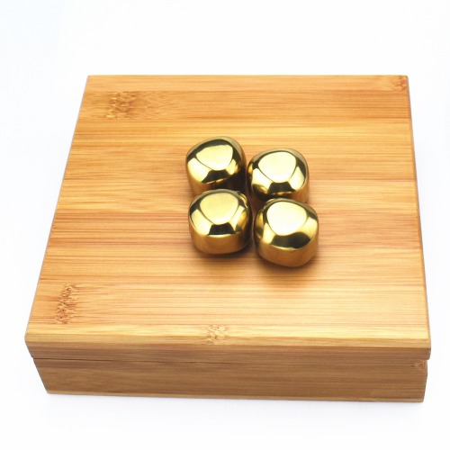 Whisky Rocks Stones 스테인레스 스틸 4pcs 아이스 큐브