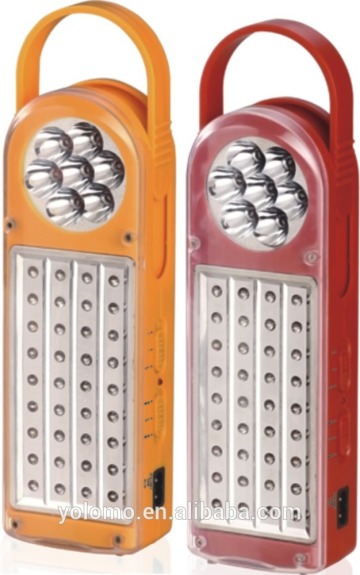 potable rechargeable led emergency lamp with torch