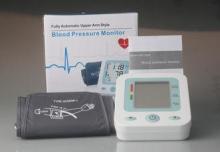 White Auto Digital Blood Pressure Monitors BP Irregular Hea