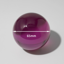 Factory Custom High Quality 65mm Ruby Glass Ball Lens