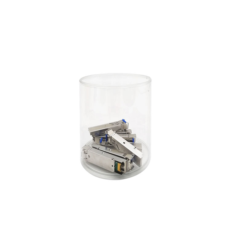 OEM 원형 튜브 투명 뚜껑 플라스틱 실린더 상자