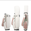 Golf Stand Bag Pu Leather Golf Carry Bag